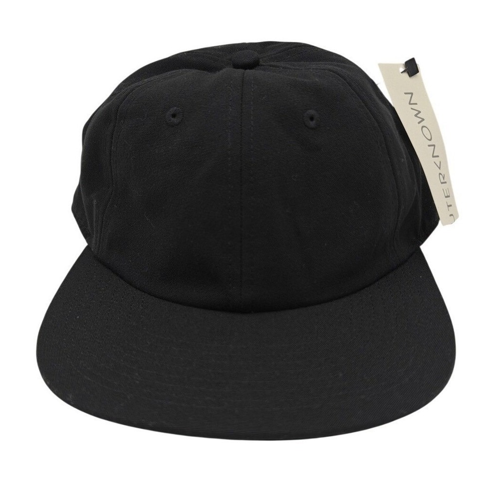 Outerknown Hat Cap Black Recycled Polyester Adjustable Strapback PCH NEW